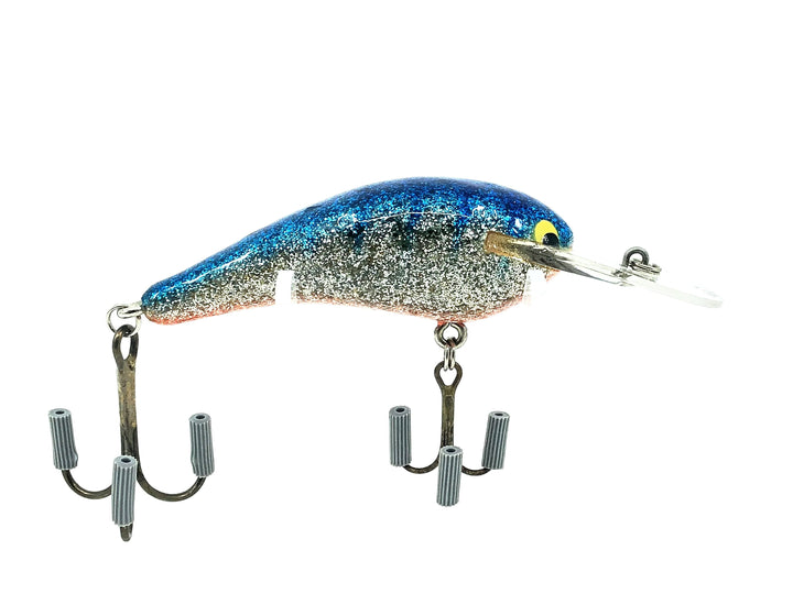 Strike King Dance-N-Shad, Silver Sparkles/Blue Back Color on Card