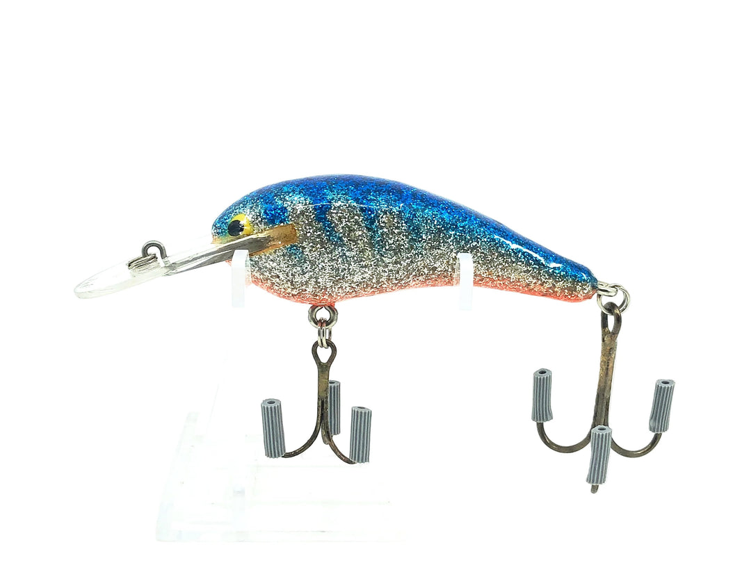 Strike King Dance-N-Shad, Silver Sparkles/Blue Back Color on Card