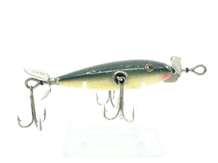 South Bend #903 Underwater Minnow, GCBW Green Crackle Back/White Belly Color, GE