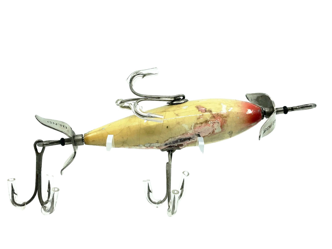 South Bend #903 Underwater Minnow, GCBW Green Crackle Back/White Belly Color, GE