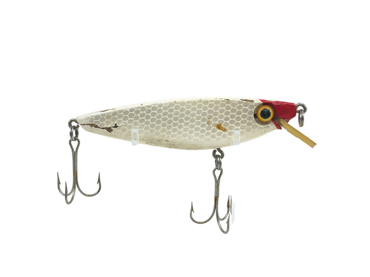 Trader Bay Snook Slayer, Red Head/White/Silver Scales Color