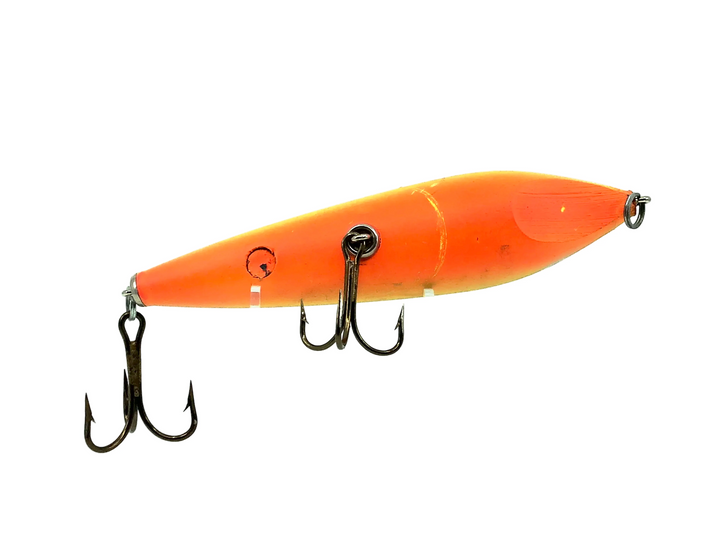 Unknown Musky Glidebait, Chartreuse/Orange Belly Color