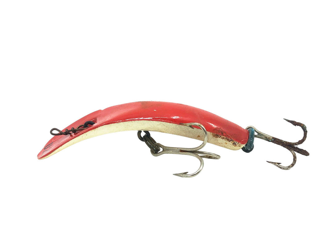 Helin Flatfish U20, WR White Bottom/Red Top Color