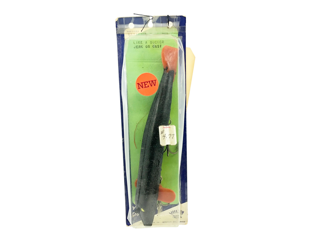 Marathon Tackle Ol'Buddy Rubber Musky Lure on Card