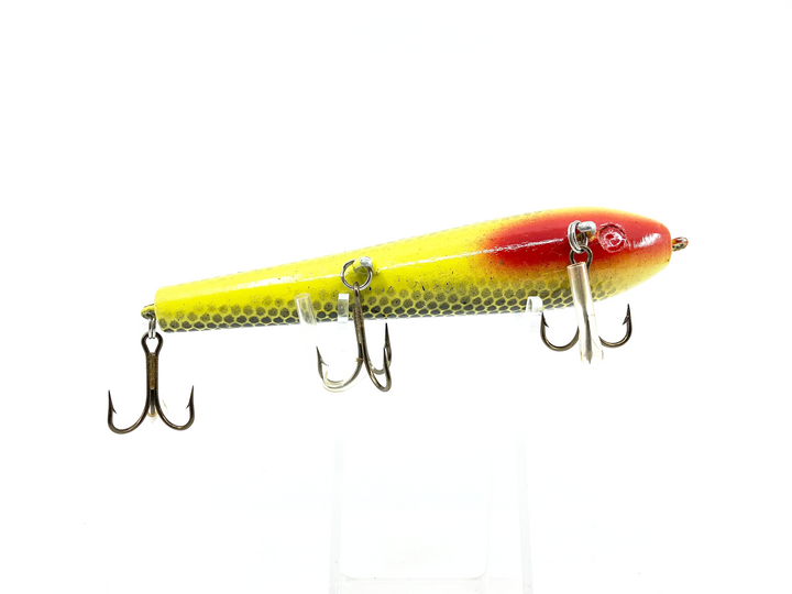 Unknown Musky Glidebait 6", Chartreuse/Black Scale Color