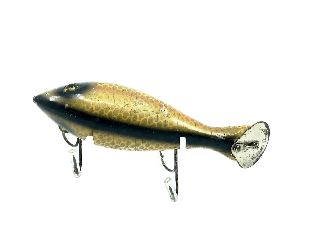 Heddon Wooden 5000 Tadpolly, 9P Shiner Scale Color 1918-1941