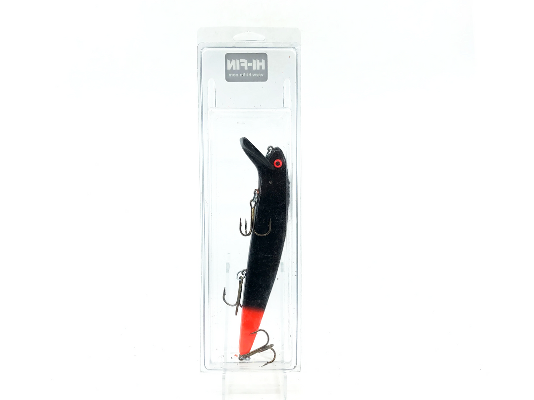 Hi-Fin Crankbait, Black/Orange Color on Card