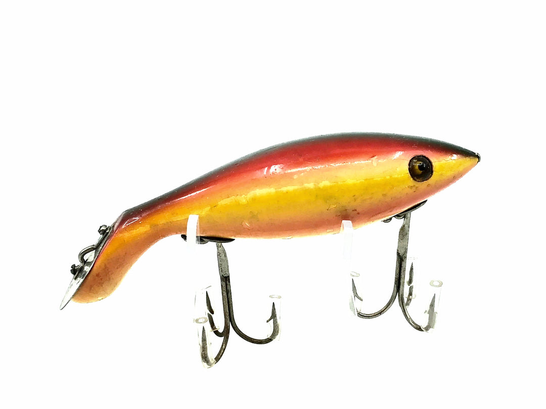 Heddon Wooden 6000 Tadpolly, 6001 Rainbow Color, L-Rig