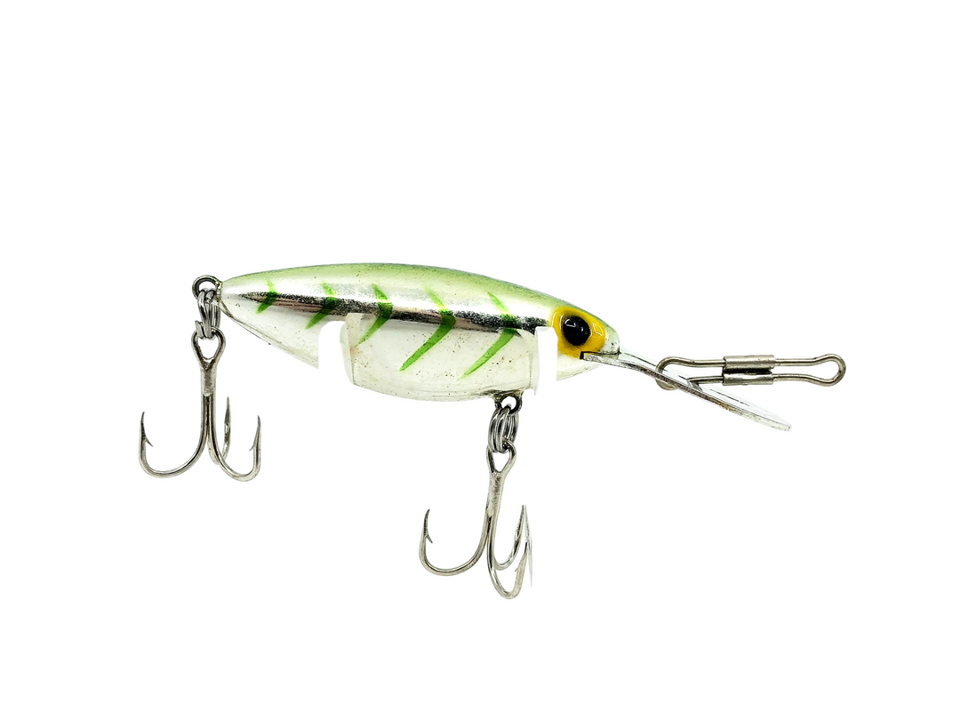 Storm Thin Fin Hot 'N Tot H146, Metallic Silver/Lime Green Herring Bone Color
