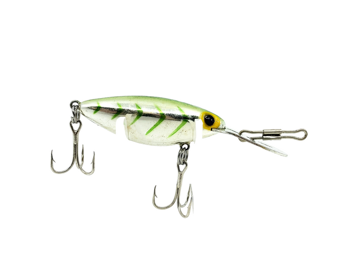 Storm Thin Fin Hot 'N Tot H146, Metallic Silver/Lime Green Herring Bone Color