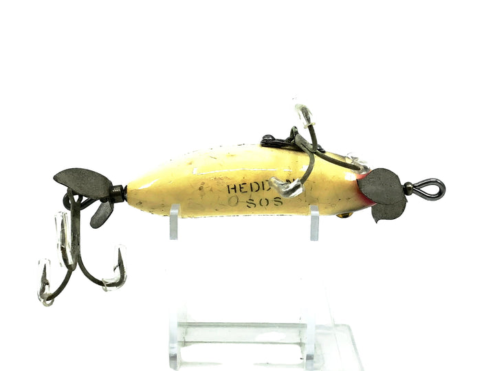 Heddon #140 SOS Wounded Minnow, SS Silver Flash Color - Great Condition, Early!