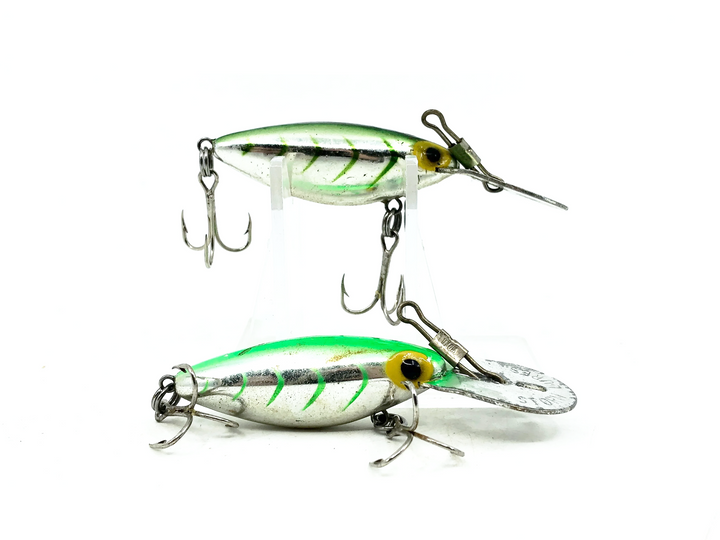 Storm Thin Fin Hot 'N Tot H Silver Green Herring Bone Two Pack