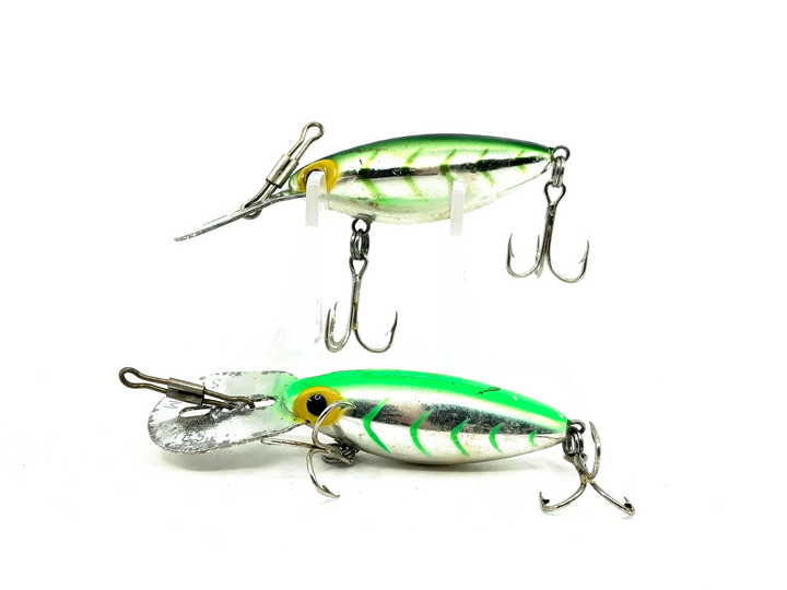 Storm Thin Fin Hot 'N Tot H Silver Green Herring Bone Two Pack