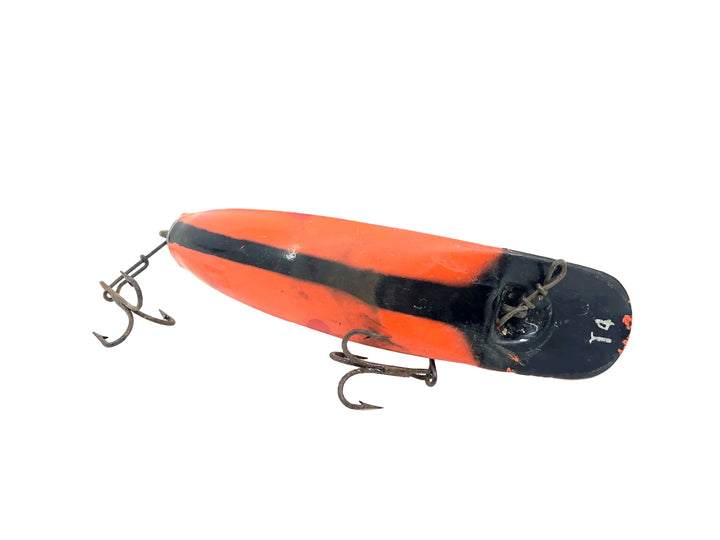 Helin Flatfish T4, OB Orange/Black Back/Red Tip Color