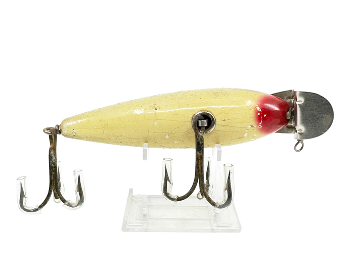 Creek Chub 600 Husky Musky, #18 Silver Flitter Color 618 - Unmarked Lip, Good Condition