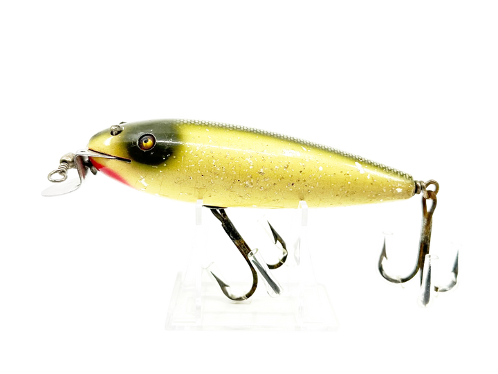 Creek Chub 600 Husky Musky, #18 Silver Flitter Color 618 - Unmarked Lip, Good Condition