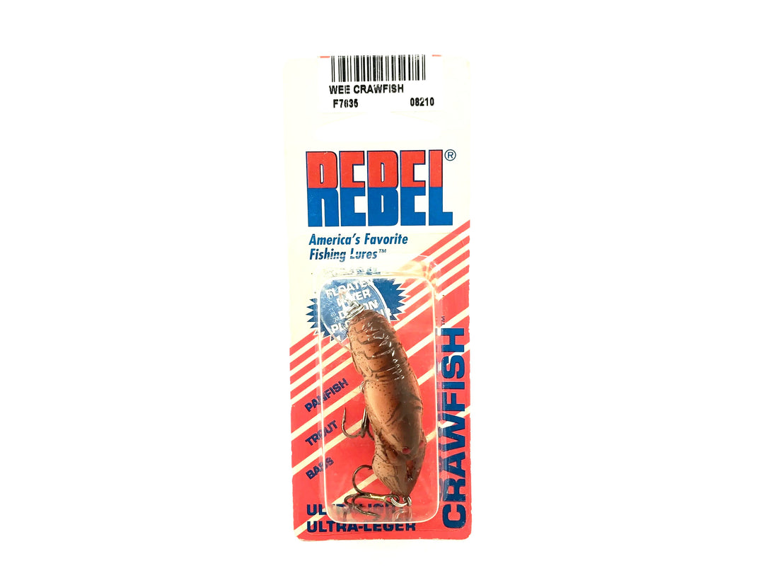 Rebel Wee-Crawfish, #35 Cajun Crawdad Color on Card