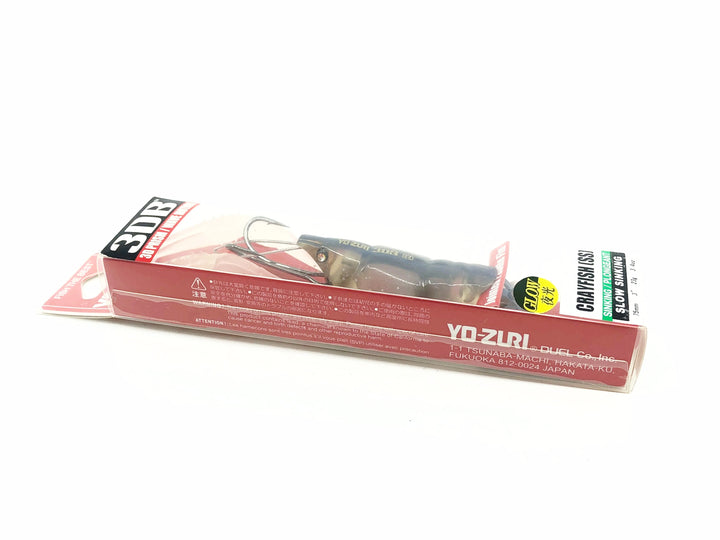 Yo Zuri 3DB Jointed Paddle Fin Crayfish on Card