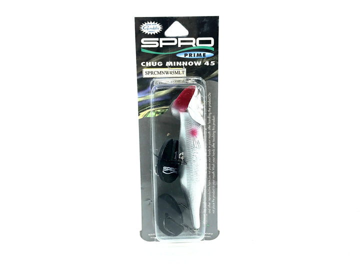 SPRO Chug Minnow 45, Silver/Orange Back Color with Card