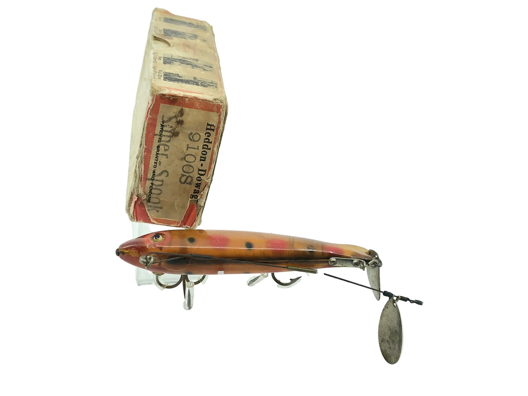 Heddon Super Dowagiac Spook 9100, S Spotted/Strawberry w/Box - Toilet Seat Hardware