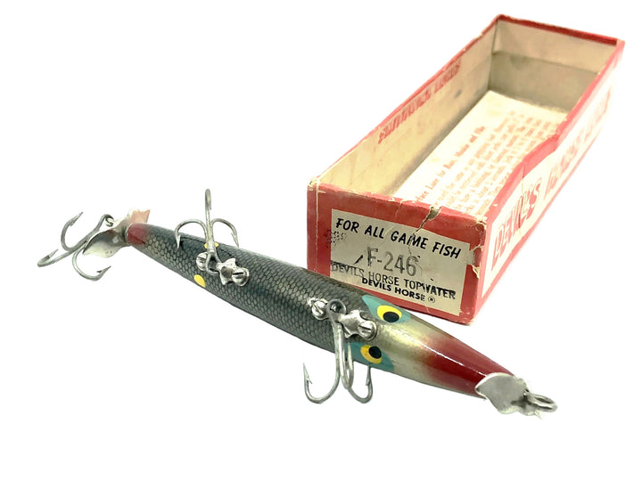 Smithwick Devil's Horse Floater F-246, Grey Scale/Black Color w/Box