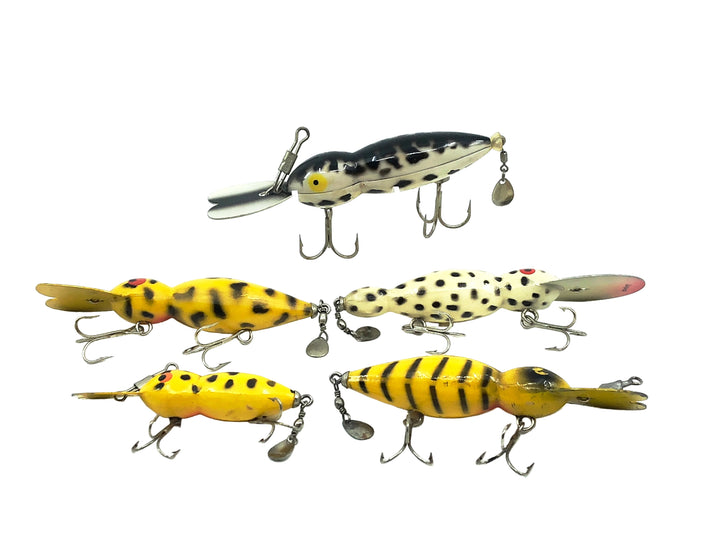 Imitation Bomber Water Dog & Hellbender Whopper Stopper 5 Pack