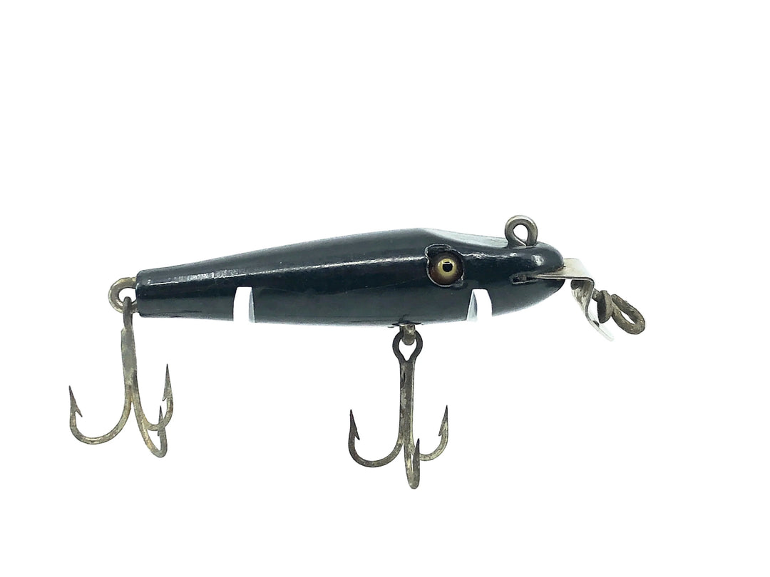 Creek Chub 2200 Midget Pikie 2213, #13 All Black Color
