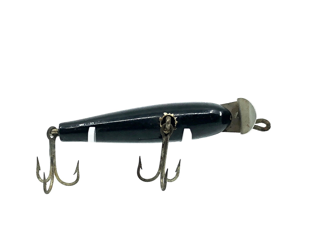 Creek Chub 2200 Midget Pikie 2213, #13 All Black Color