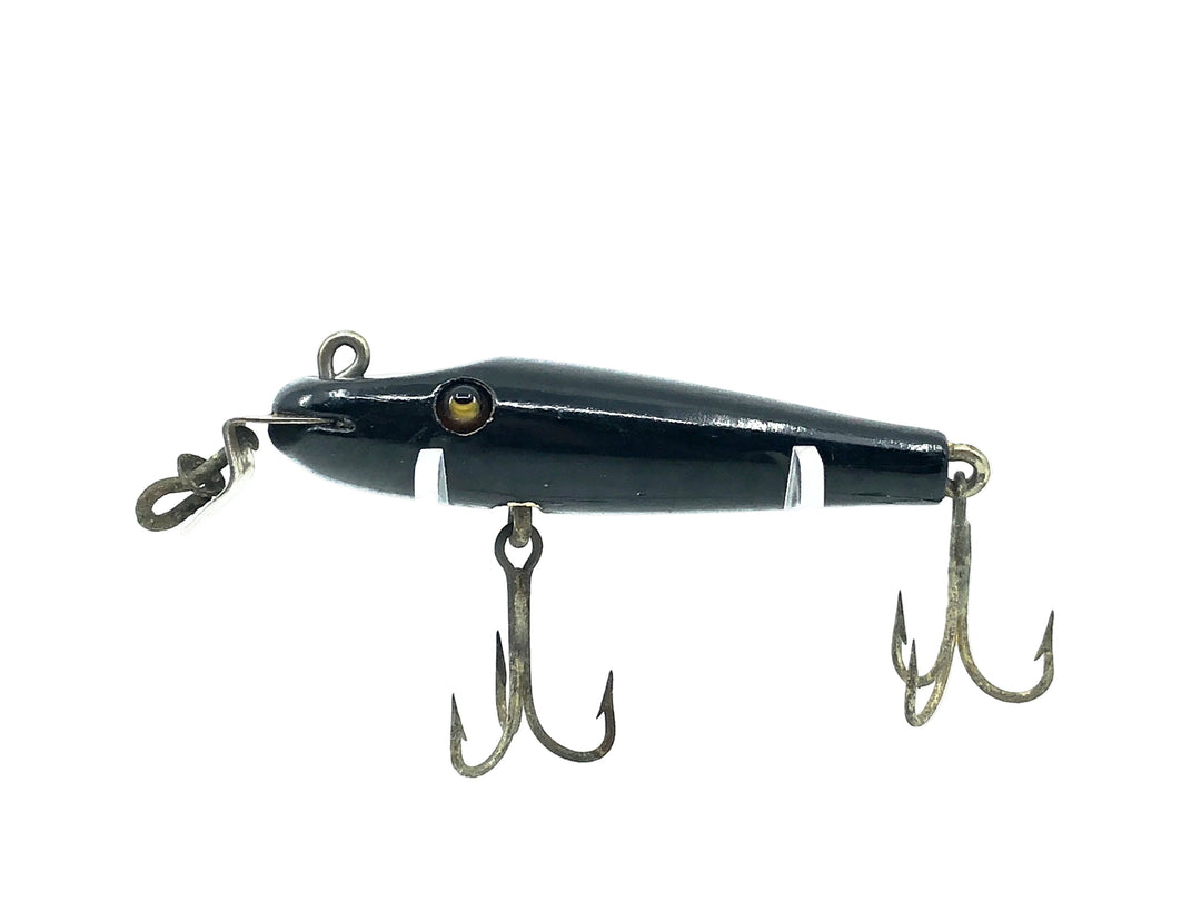 Creek Chub 2200 Midget Pikie 2213, #13 All Black Color