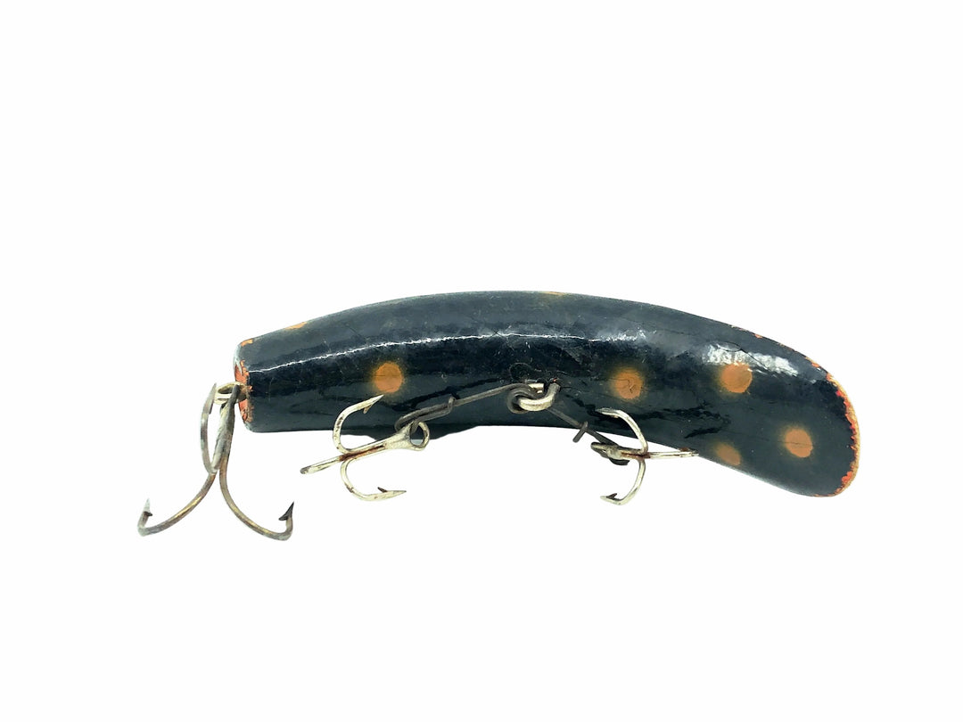 Helin Wooden Flatfish S3, BL Black w/Spots Color
