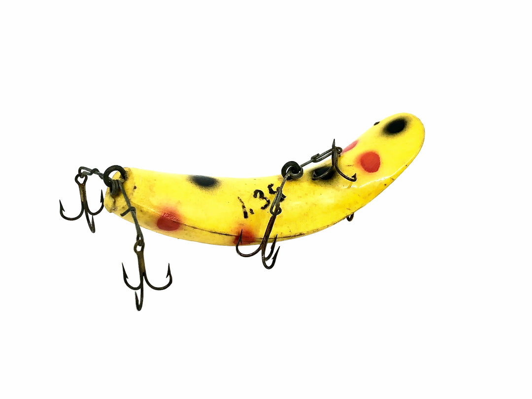 Helin Flatfish S3, YE Yellow/Black Spots Color