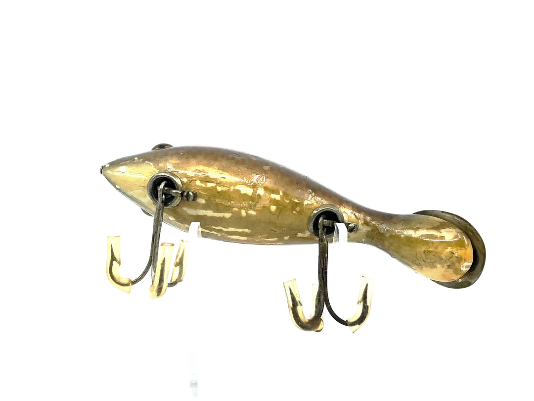 Heddon Wooden 5000 Tadpolly, 9H Red Scale Color, L-Rig, Heart Shape Lip