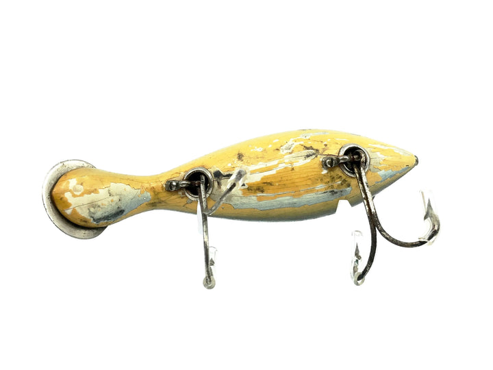 Heddon Wooden 5000 Tadpolly, GCB Green Crackle Back Color, L-Rig