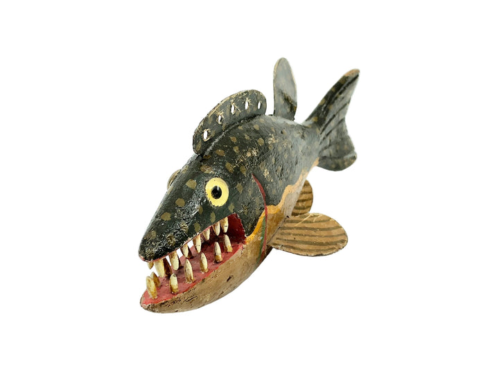 Swenarton Angry Bass Folk Art Decoy