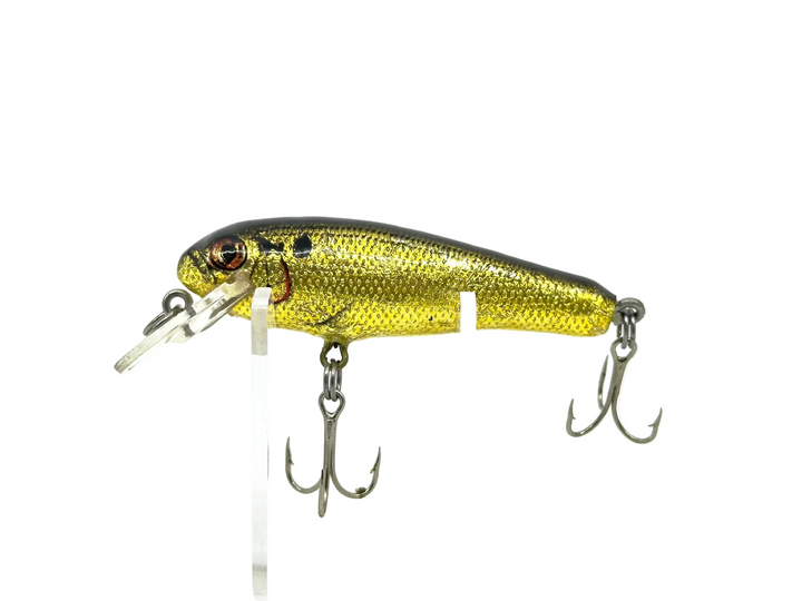 Bagley Sinking Mighty Minnow 2 SMM2-BG Black on Gold Foil Color