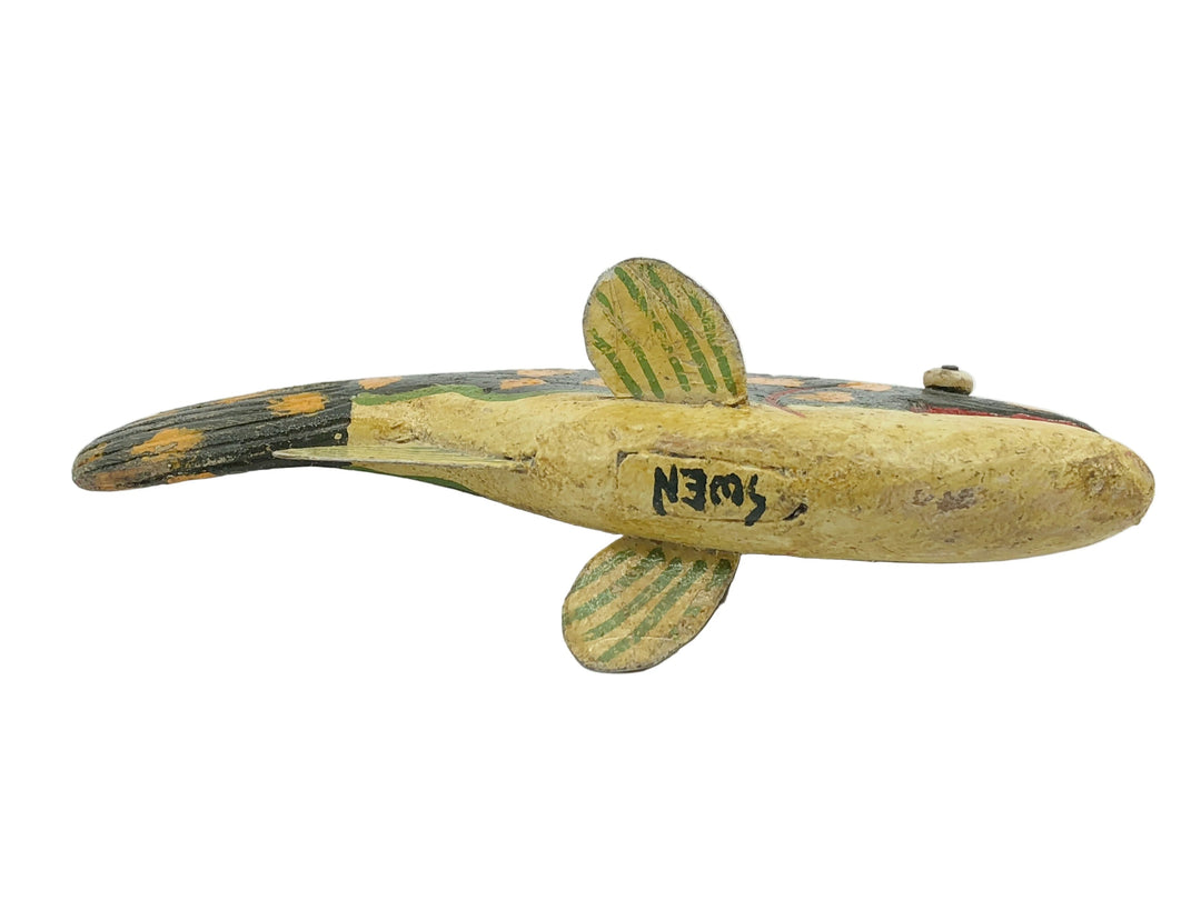 Swenarton Angry Spotted Bass Folk Art Decoy