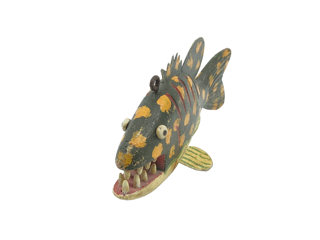 Swenarton Angry Spotted Bass Folk Art Decoy