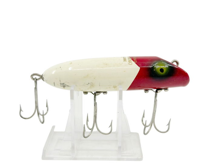 Luhr-Jensen South Bend Bass-Oreno, White/Red Arrowhead Color