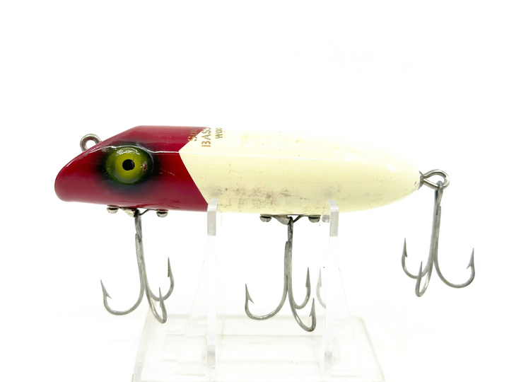 Luhr-Jensen South Bend Bass-Oreno, White/Red Arrowhead Color