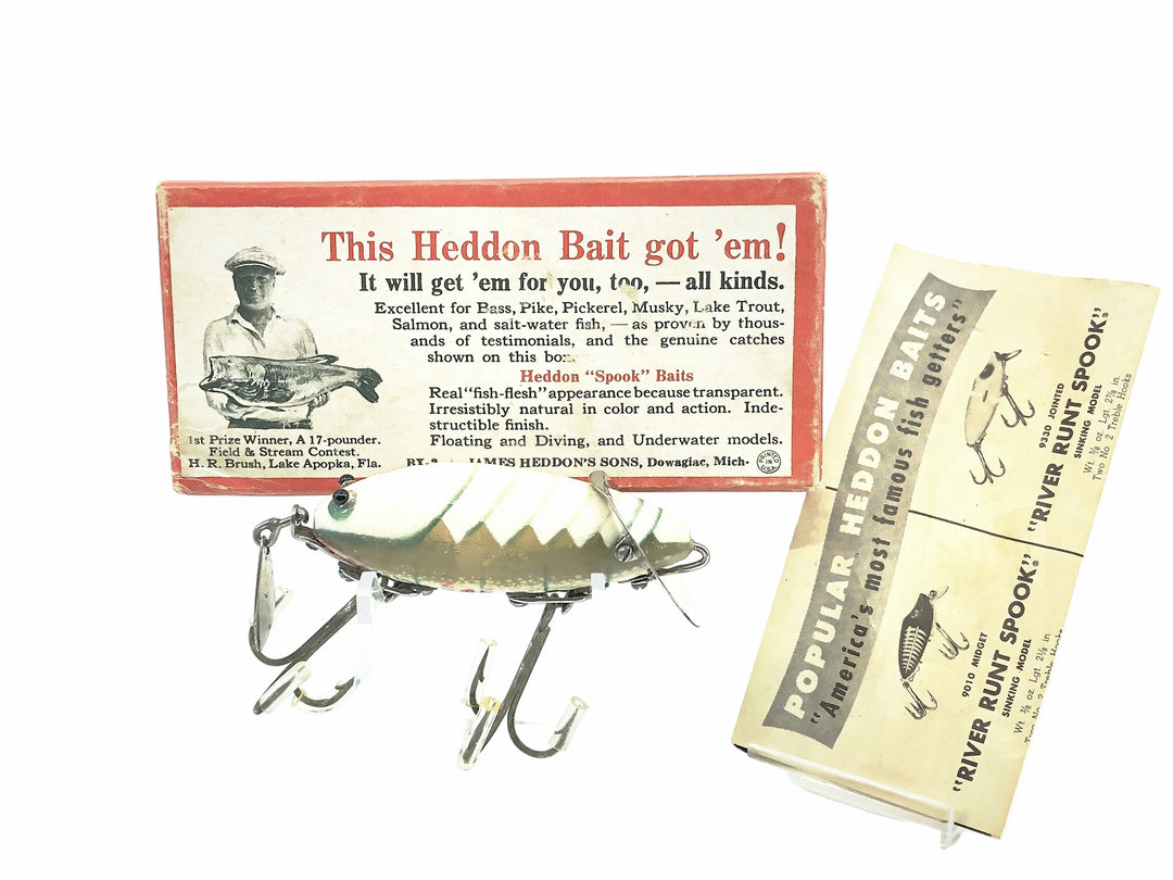 Heddon 9900 Crab Spook, 9LC Luminous Crab Color w/Box