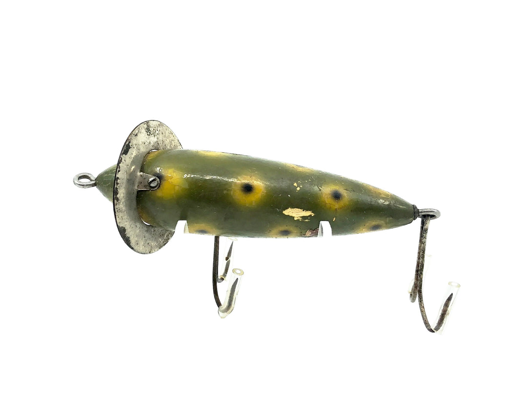 Heddon 210 Surface, 9B Frog Spot Color - 2 Piece Hardware
