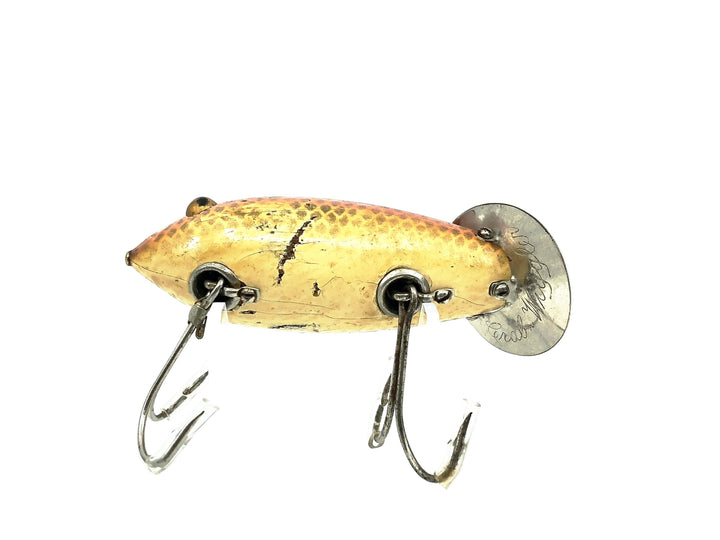 Heddon 1900 Baby Crab Wiggler, 9K Goldfish Scale Color