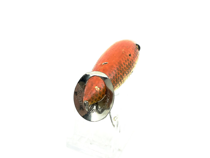 Heddon 1900 Baby Crab Wiggler, 9K Goldfish Scale Color