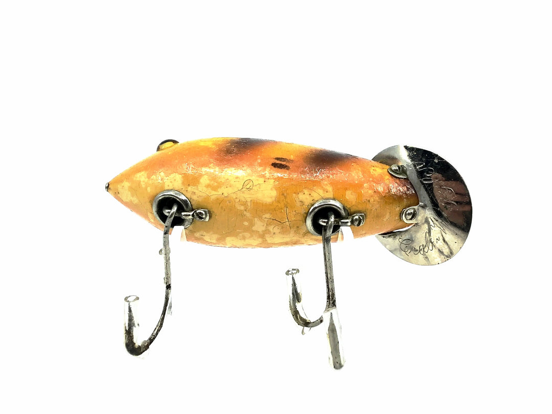Heddon 1900 Baby Crab Wiggler, 9A Yellow Perch (Bar Perch) Color