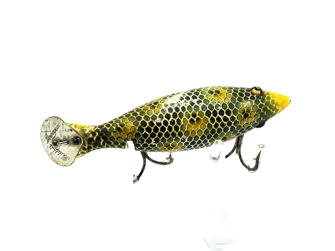 Heddon Wooden 6000 Tadpolly, 6009J Frog Scale Color, L-Rig