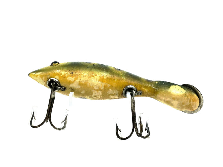 Heddon Wooden 6000 Tadpolly, 6009J Frog Scale Color, L-Rig