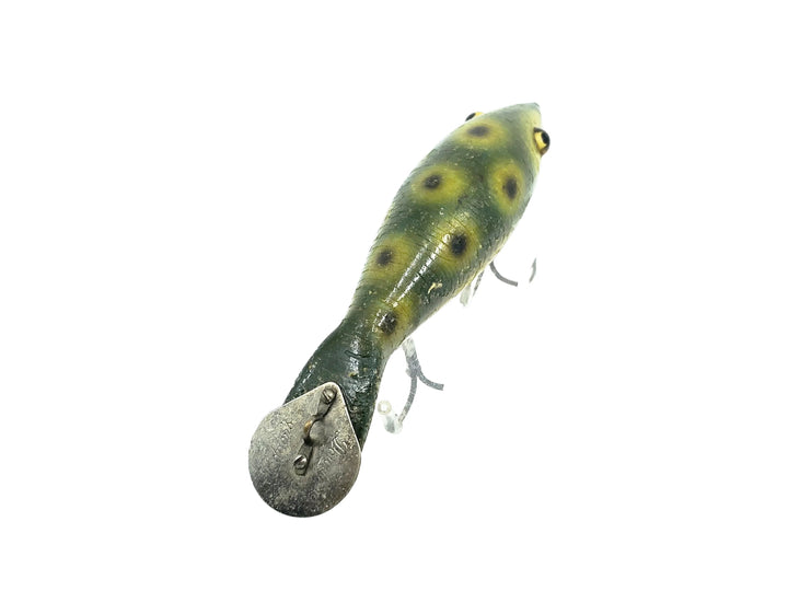 Heddon Wooden 6000 Tadpolly, 6009J Frog Scale Color, L-Rig