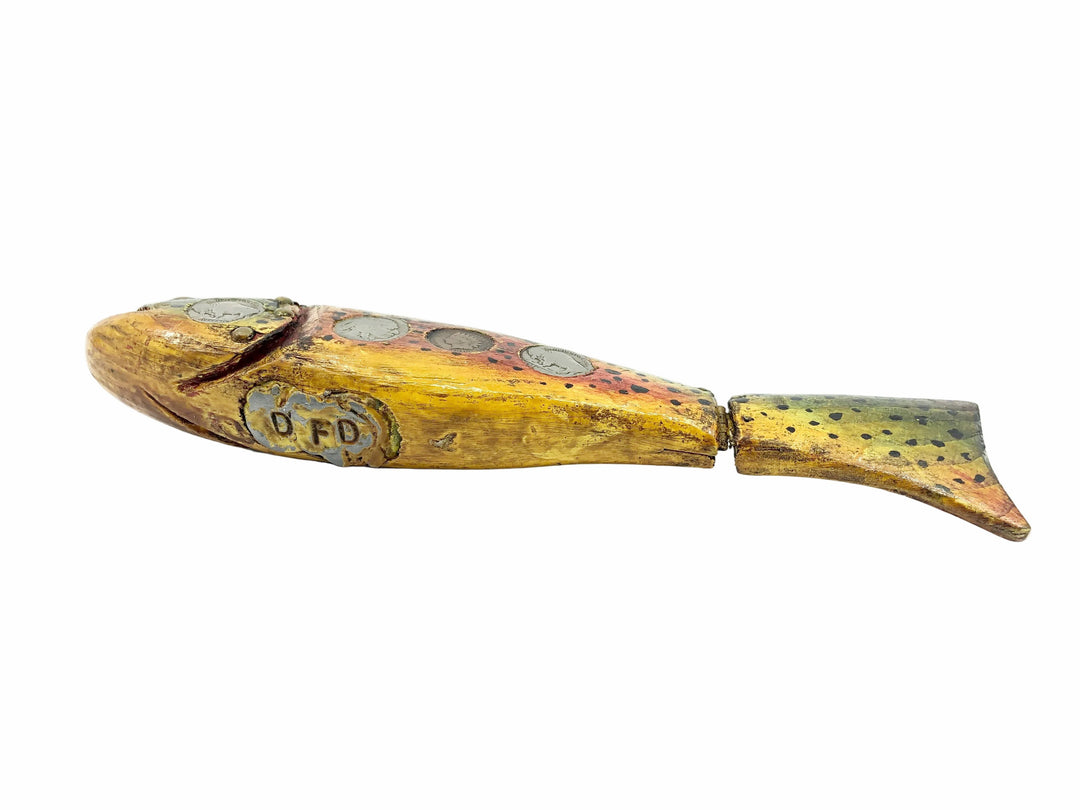 Duluth Fish Decoys - DFD - Rainbow Trout 10" - Jointed - 8 Coins