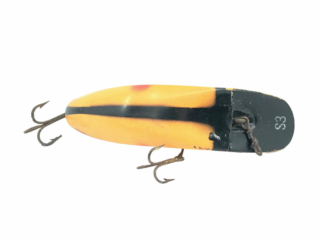 Helin Flatfish S3, LOB Light Orange/Red Tip/Black Stripe Color