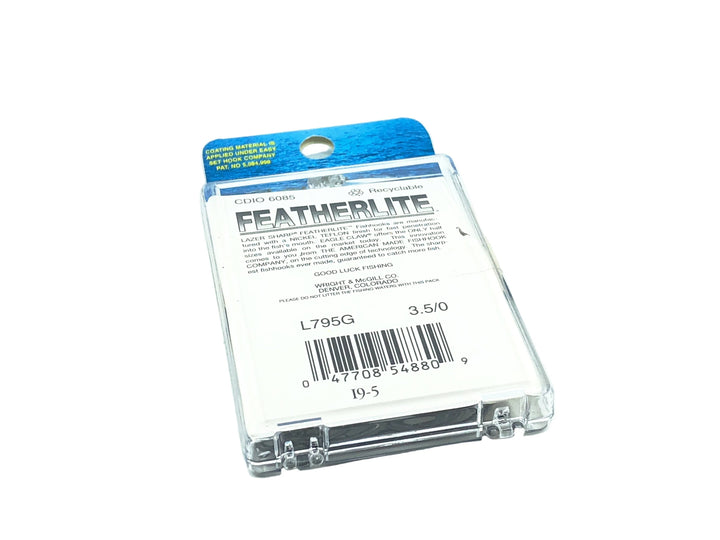 Eagle Claw Featherlite 3.5/0 size 10 Count Hook Pack